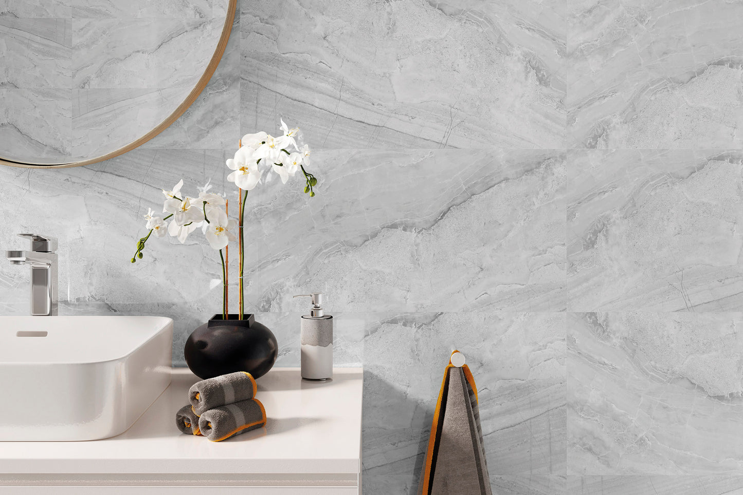 Vilo SPC Wall Panel Ash Grey - Sample