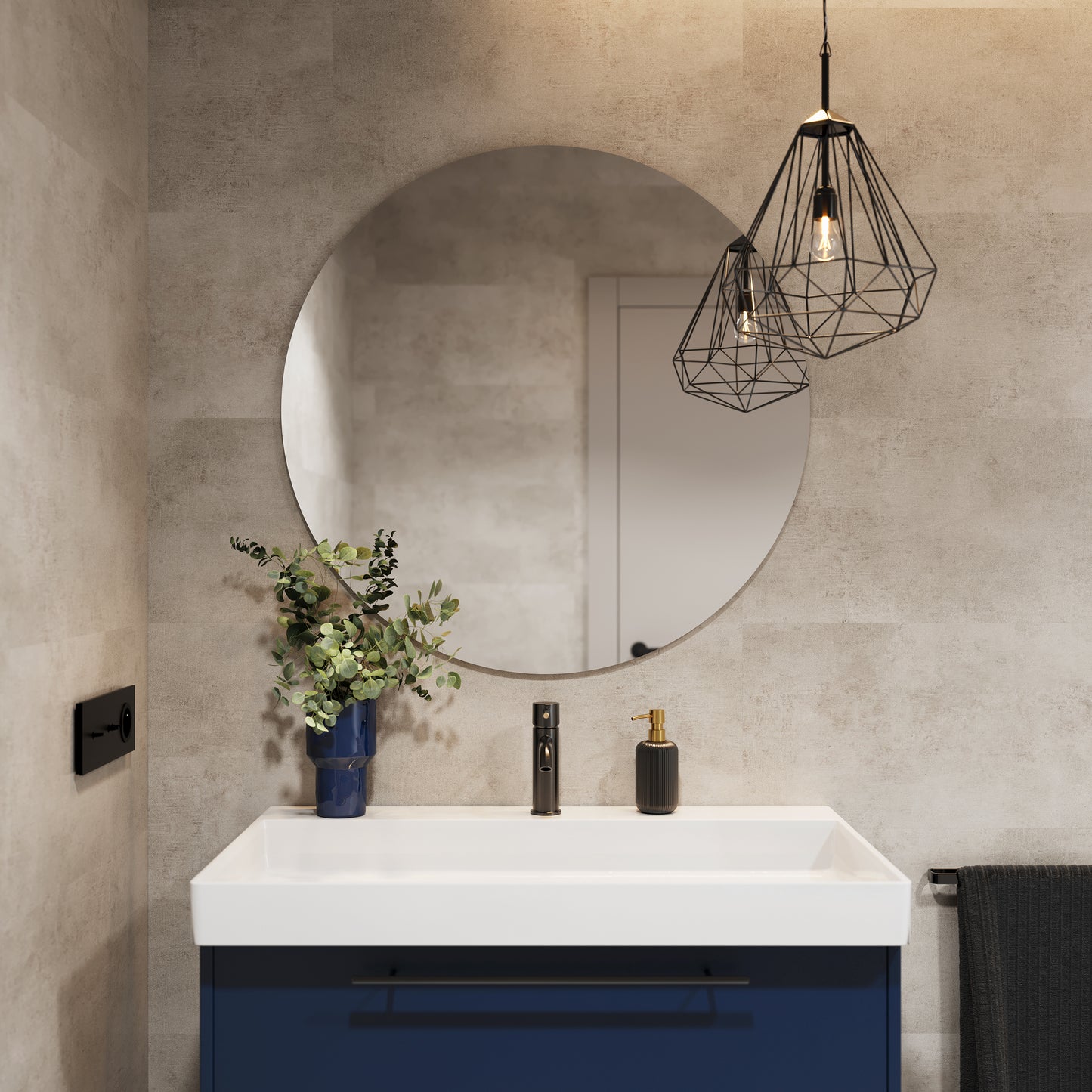 Vilo SPC Wall Panel Concrete Beige - Sample