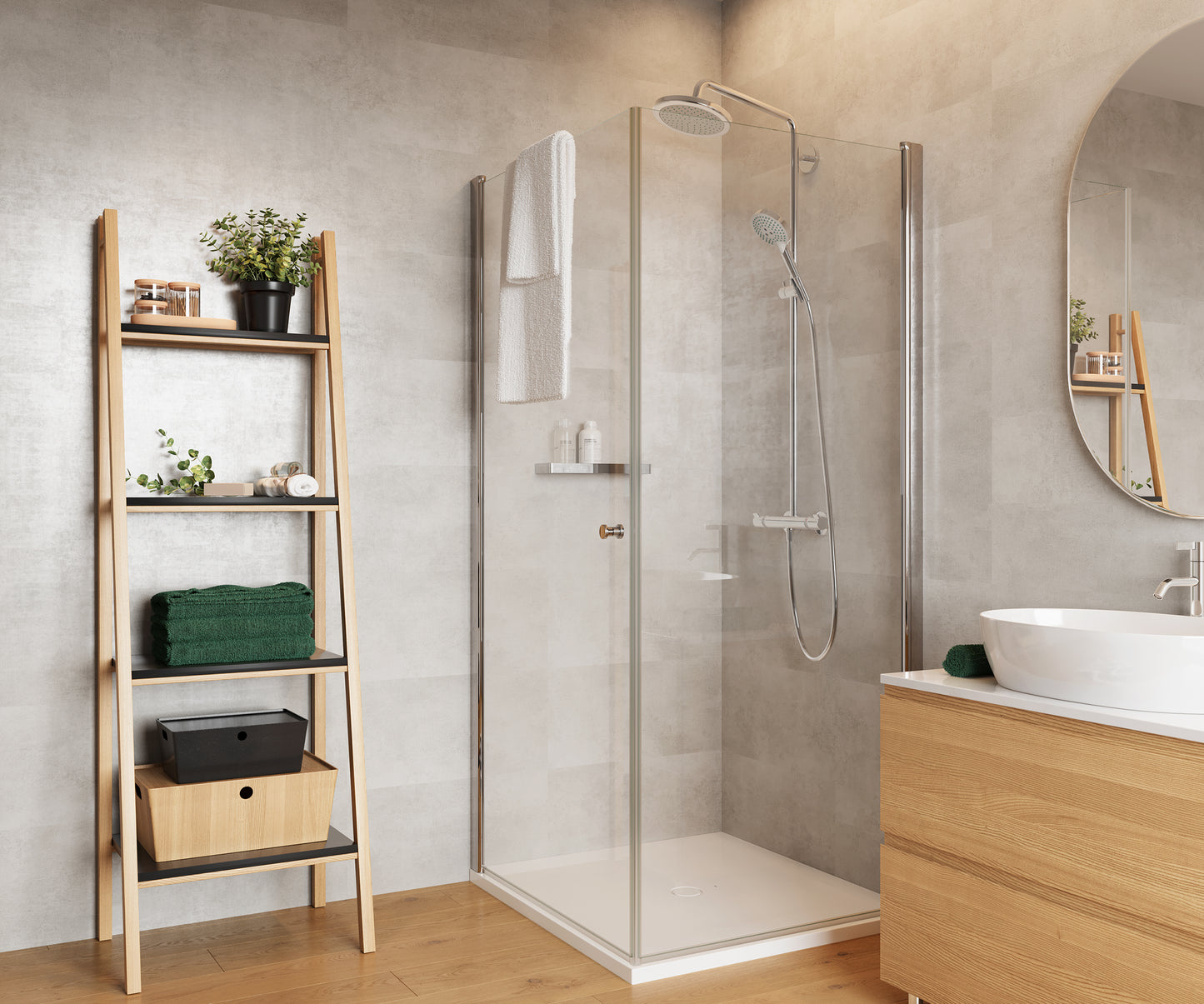 Vilo SPC Wall Panel Concrete Dust - Sample