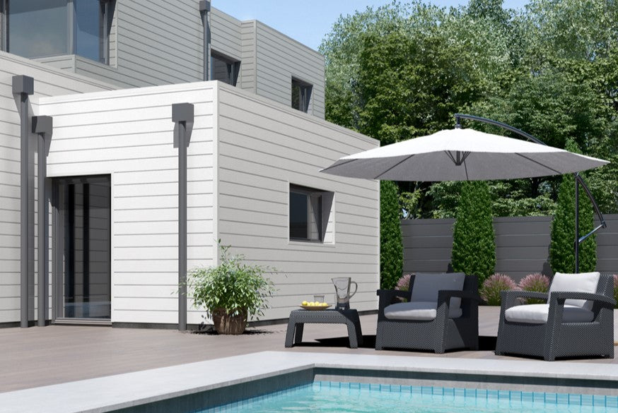 VOX Modern Wood White Double Panel (3m)