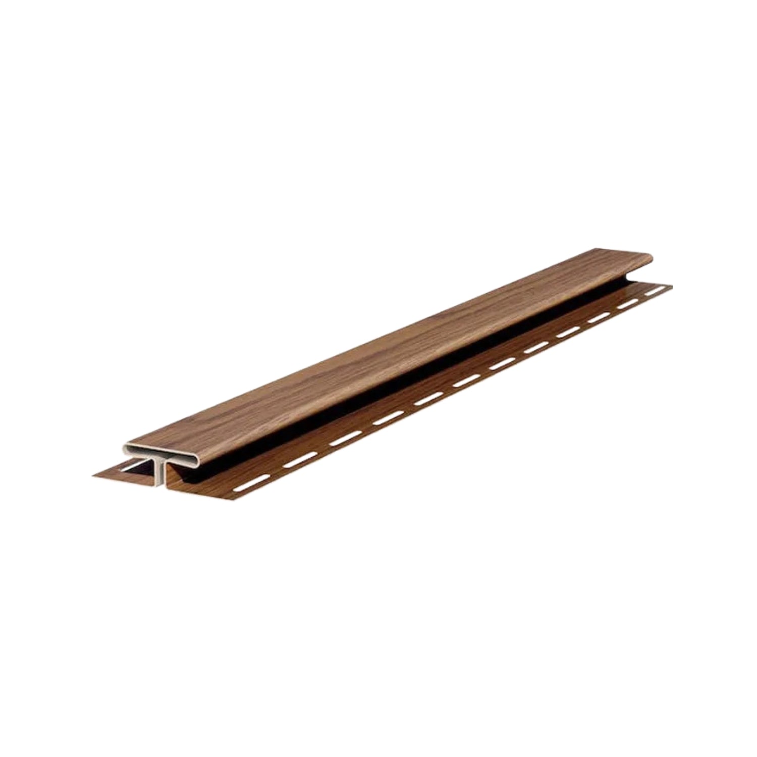 Center joint for vilo Fronto cladding boards in colour golden oak
