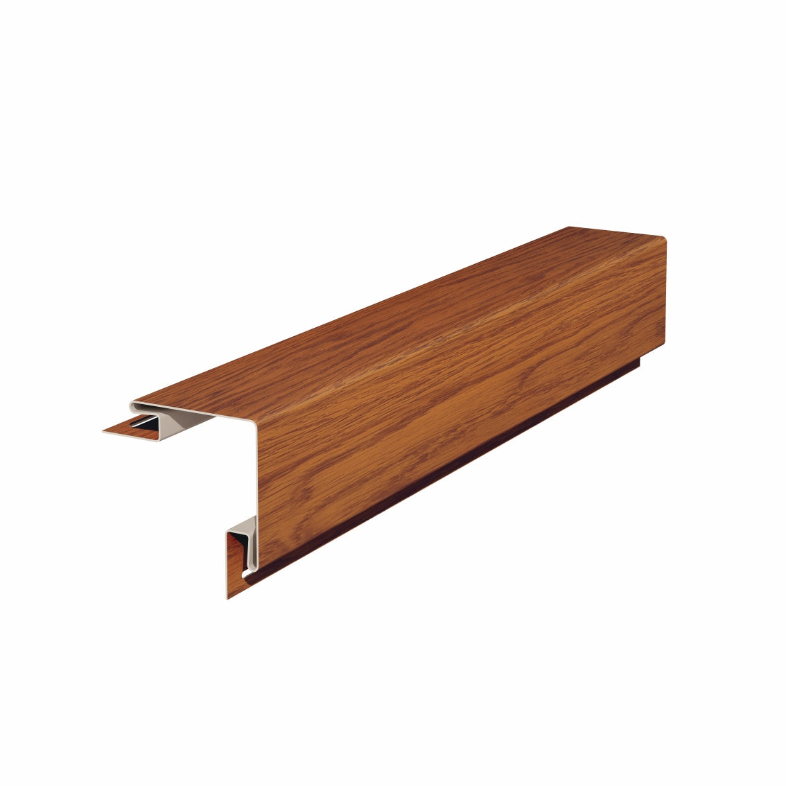 External corner trim for vilo Fronto cladding boards in colour Golden Oak