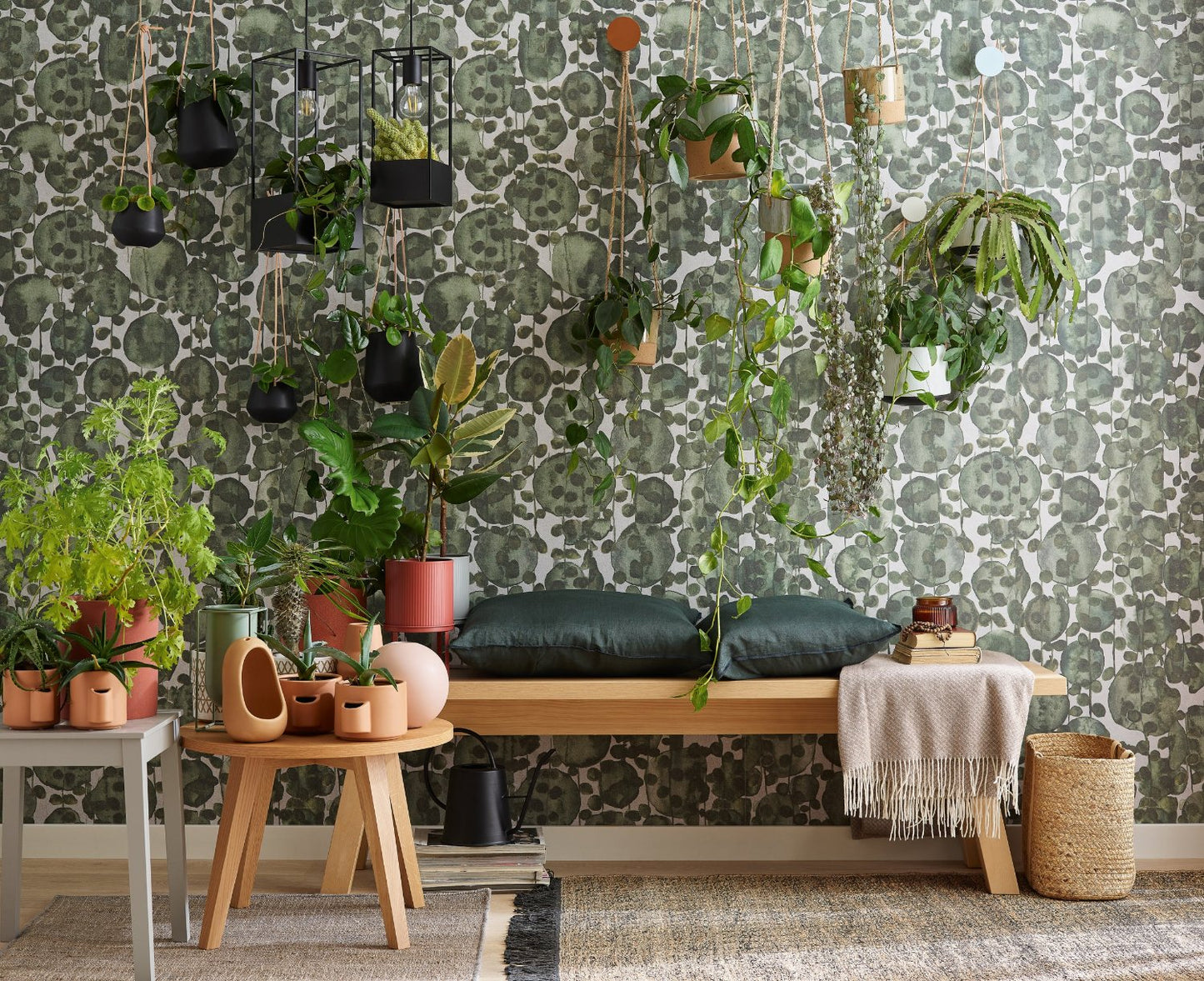 VOX Kerradeco Floral Hanging Plants (8 Pack)
