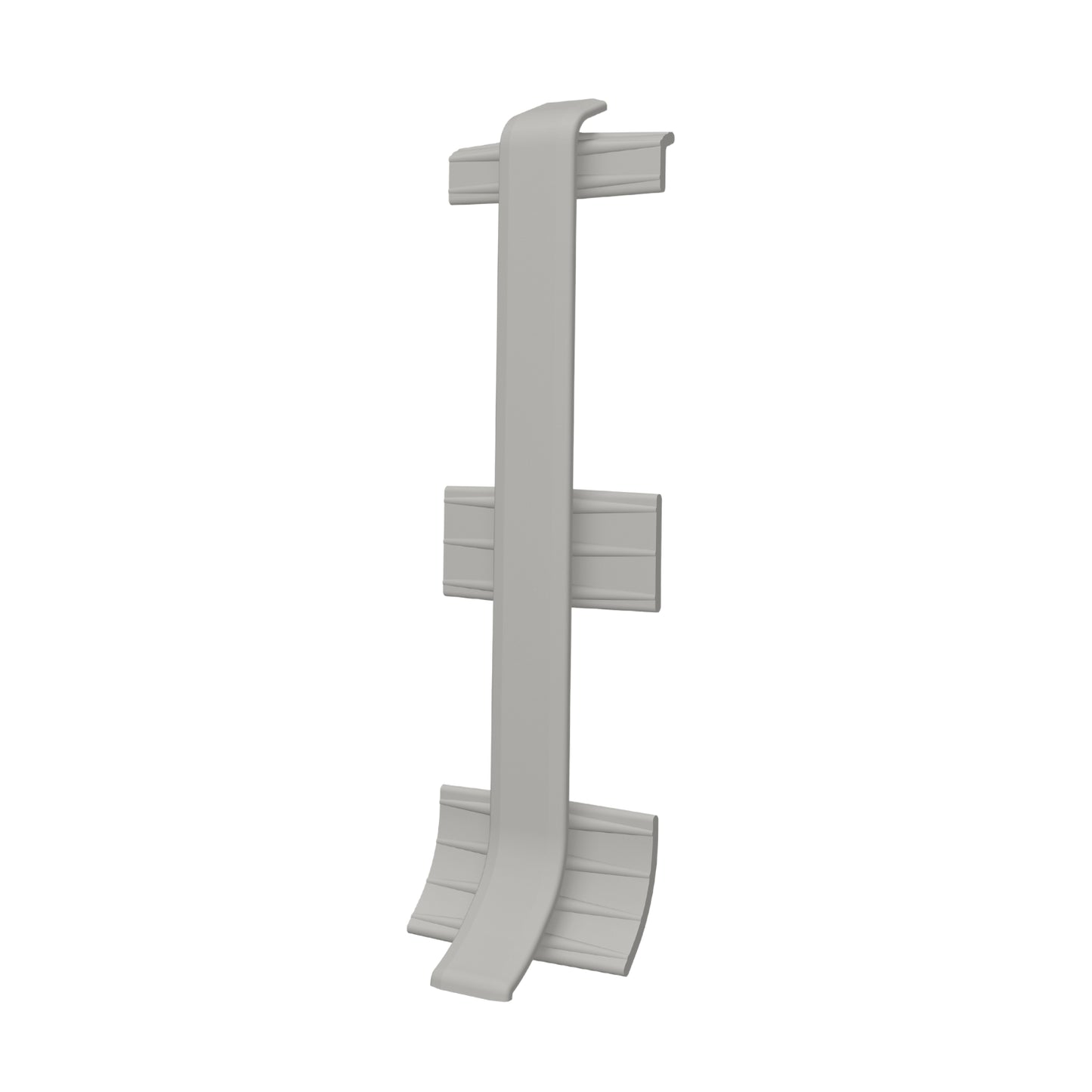 Connector piece for the Linela skirting board in grey