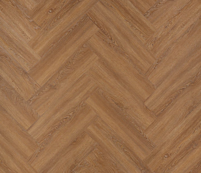 Rega Herringbone Vinyl Flooring Phoenix Oak (16 Pack)