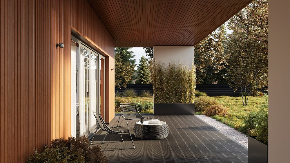 Fronto Cladding Vilo Fronto Standard Golden Oak Cladding Panel – Designer Building Products