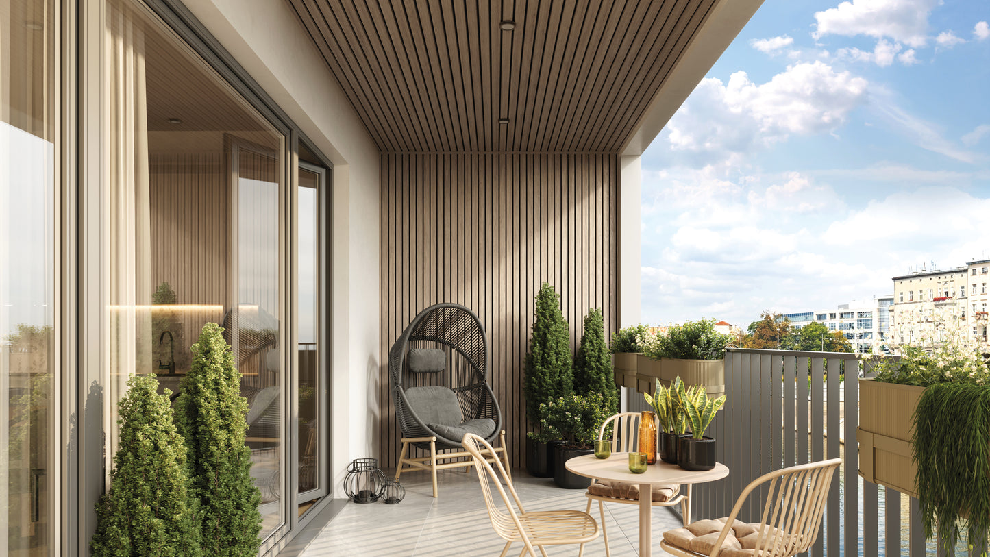 Vilo Fronto V-Black Light Oak Cladding Panel