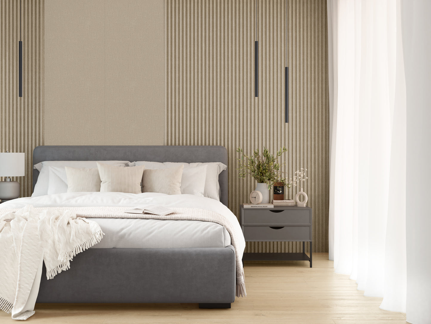 MPC M Slat Panel Linen Fabric